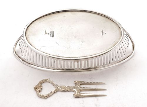 fig 1. Lovely Edwardian Silver Plated Bread Basket - circa 1905