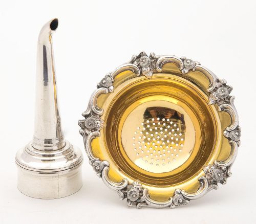 Lovely Victorian Sheffield Plated Wine Funnel - Circa 1840