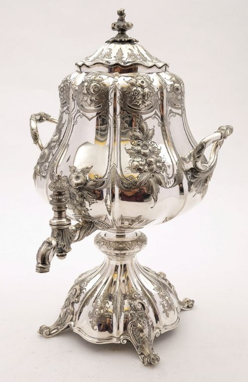 Fabulous Victorian Silver Plated Tea Urn - Circa 1870