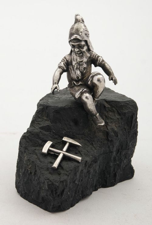 Rare Wmf Model of Coal Miner - Circa 1900