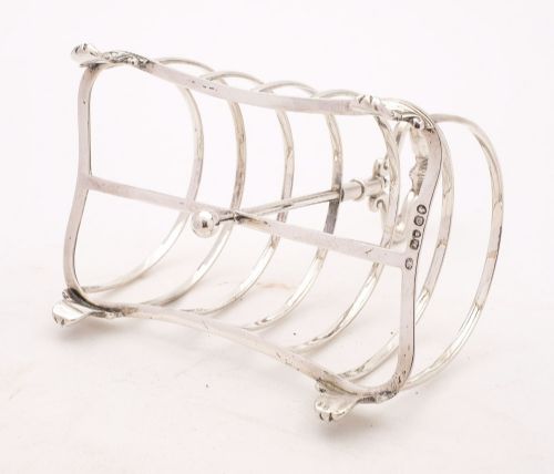 Fabulous Victorian Silver  Toast Rack - London 1851