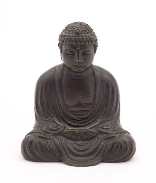 Lovely Japanese Bronze Buddah, Circa 1900