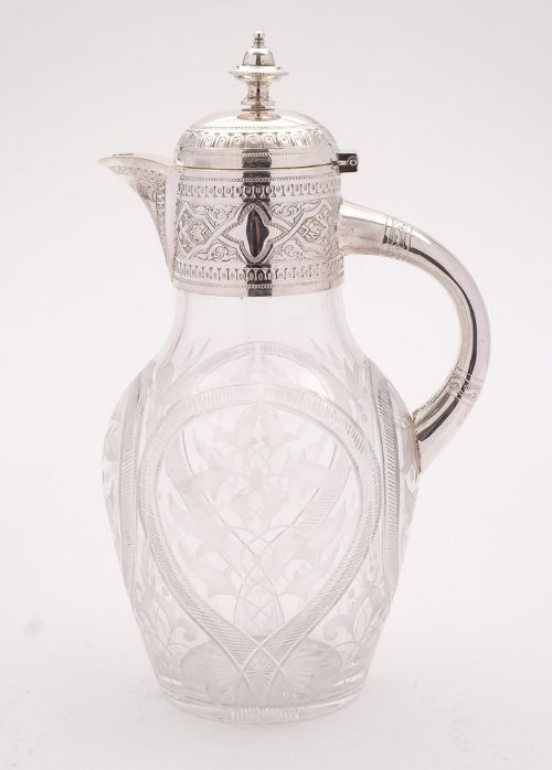 Fabulous Victorian Silver Plated Claret Jug, Circa 1880