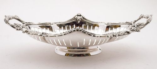 fig 1. Magnificent Victorian Silver Plated Serving Dish, Circa 1880