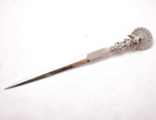 Nice Edwardian Silver Plated Paper Knife, Circa 1905