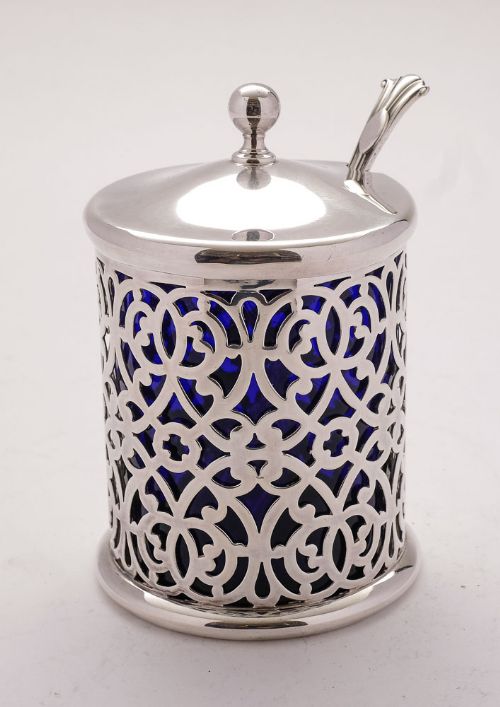 Lovely Edwardian Silver Plated Preserve Pot, Circa 1905