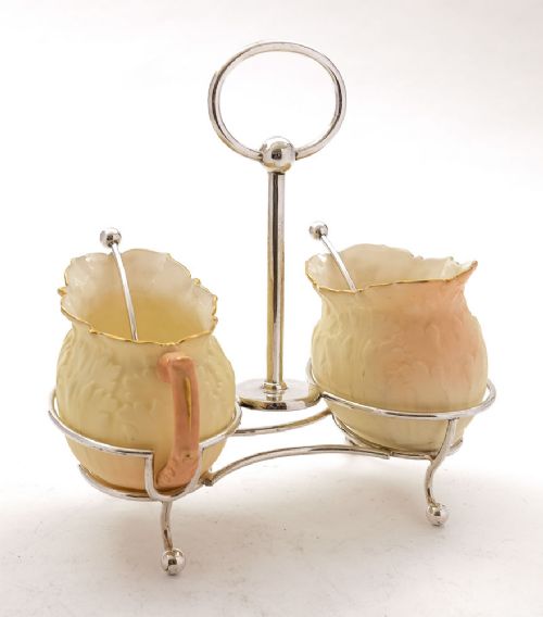 Lovely Worcester China Jug & Bowl in Stand, Circa 1905