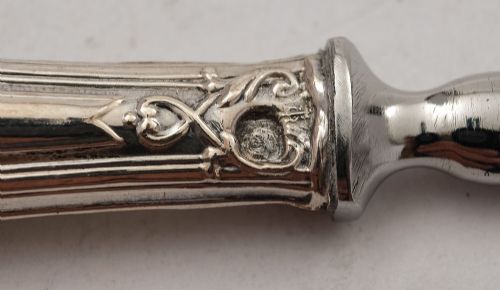 fig 1. Fabulous French Silver Handled Cake Set, Circa 1940