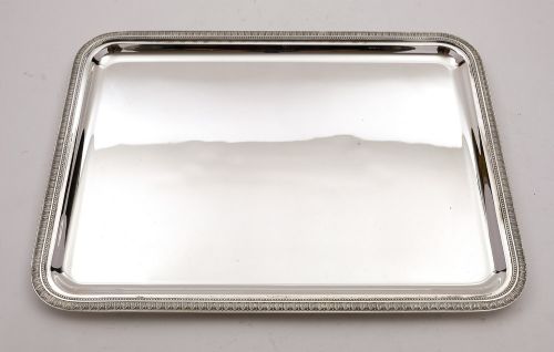 Fabulous French Christofle Silver Plated Tray, Circa 1930