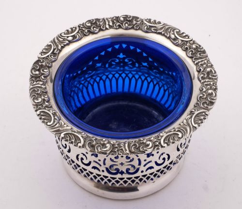 fig 1. Gorgeous Edwardian Silver Plated Coaster, Circa 1905