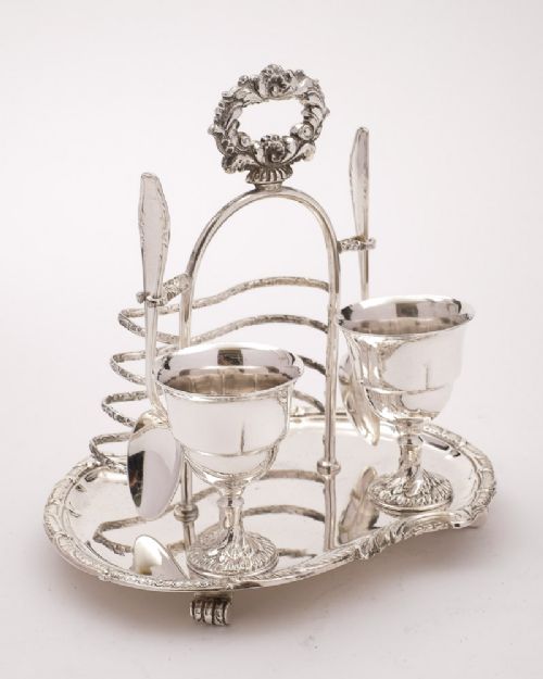 Gorgeous  Edwardian Breakfast Cruet Set - Circa 1905