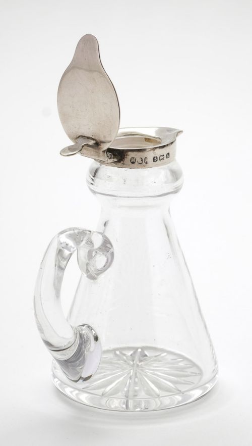fig 1. Nice Silver Topped George V Whiskey 'Noggin' - Birmingham 1925