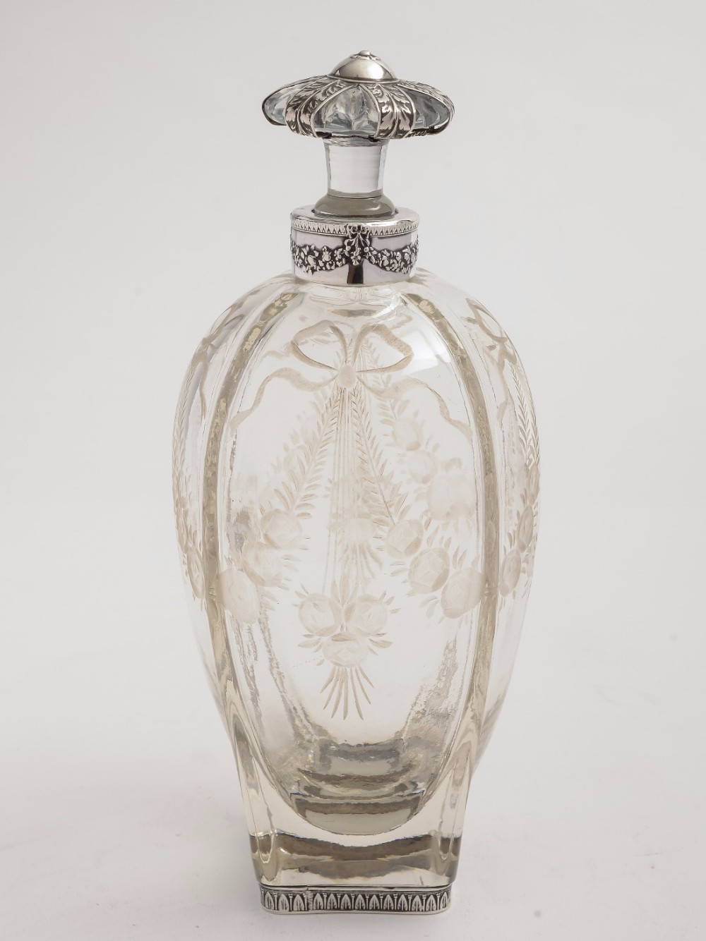 Dutch Decanter with Silver Mounts, Circa 1912