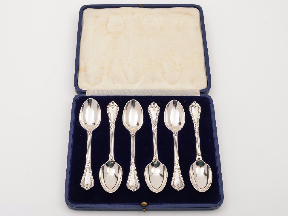 Set of 6 Early Victorian Large Teaspoons