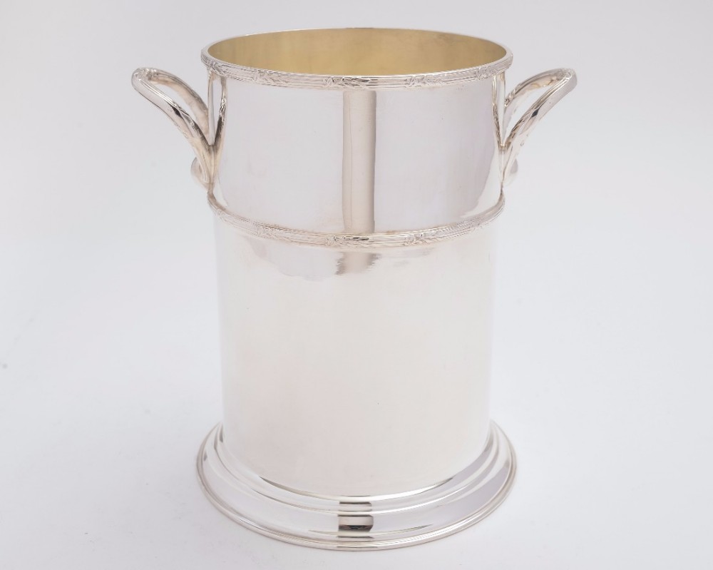 1920's Silver Plated Wine Bottle Holder