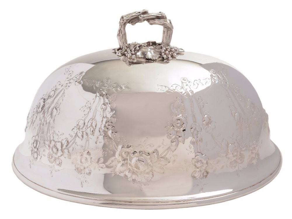 Elkington Silver Plated Meat Dome, 1868