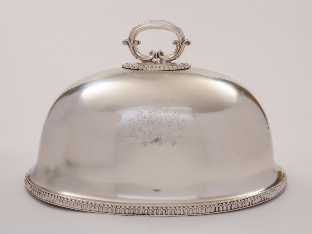 Royal 9th Lancers Meat Dome, Elkington 1881