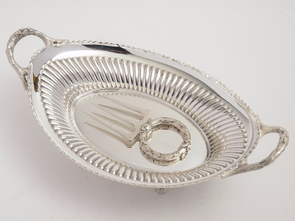 Edwardian Silver Plated Bread Basket, Circa 1900