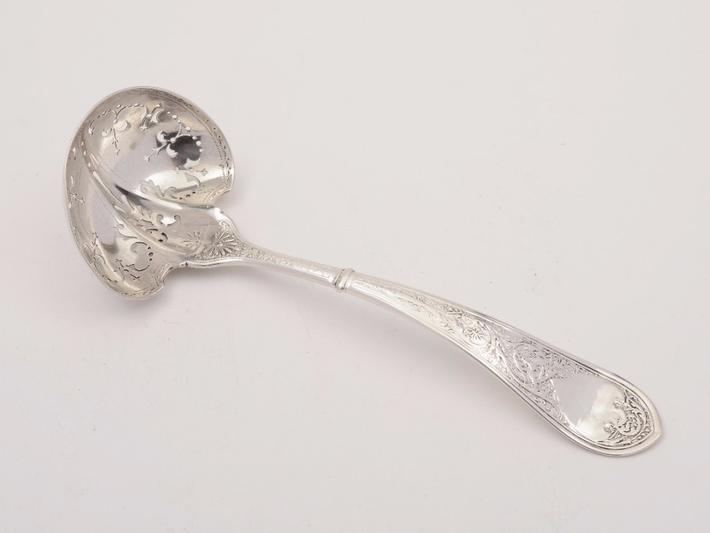 American Sterling Silver Sugar Sifter Spoon 
