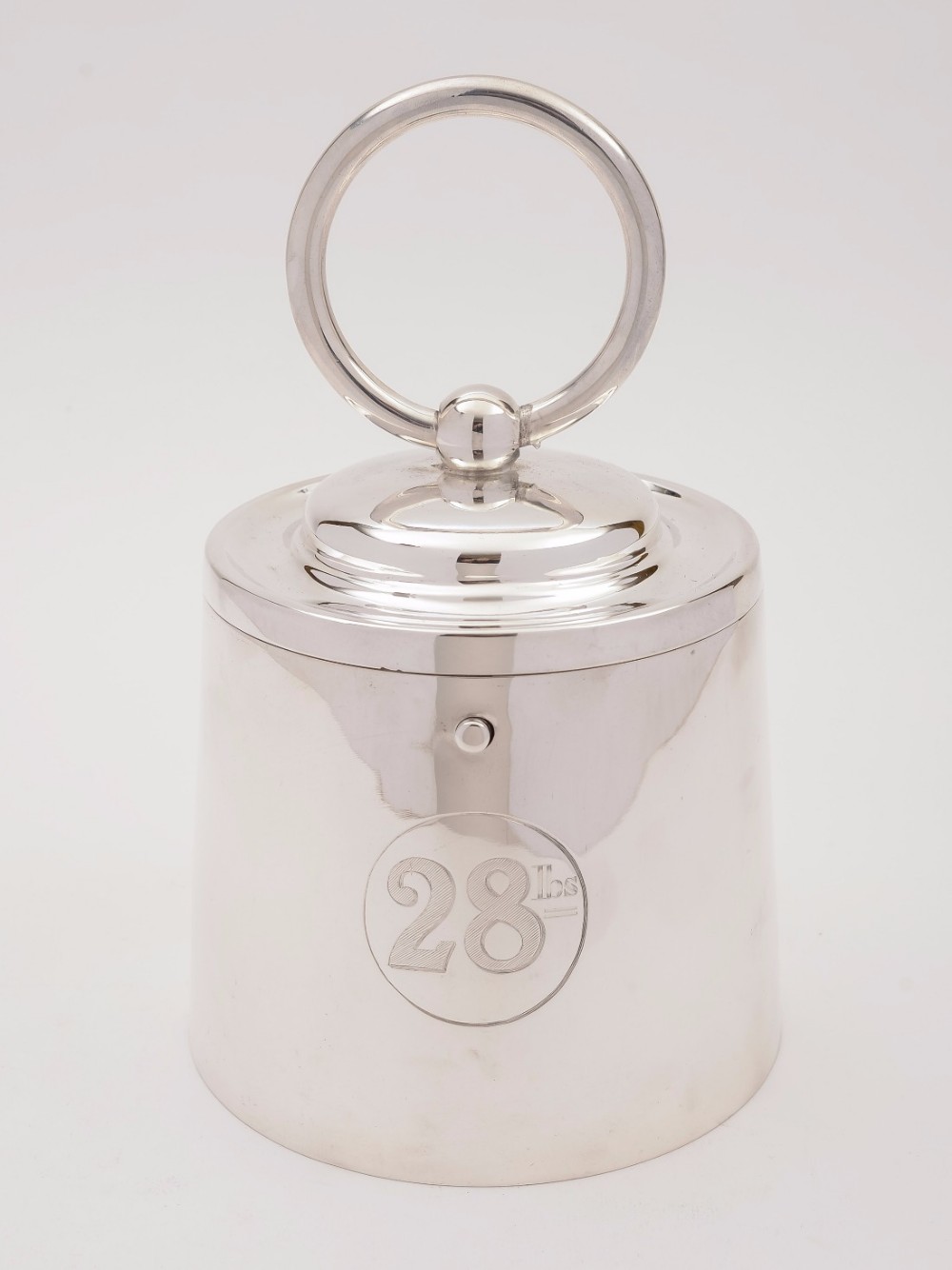 Victorian  Silver Plated Novelty 28lb Biscuit Jar