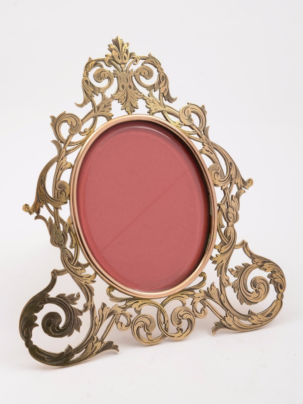 Victorian Brass Photo Frame, Circa 1880