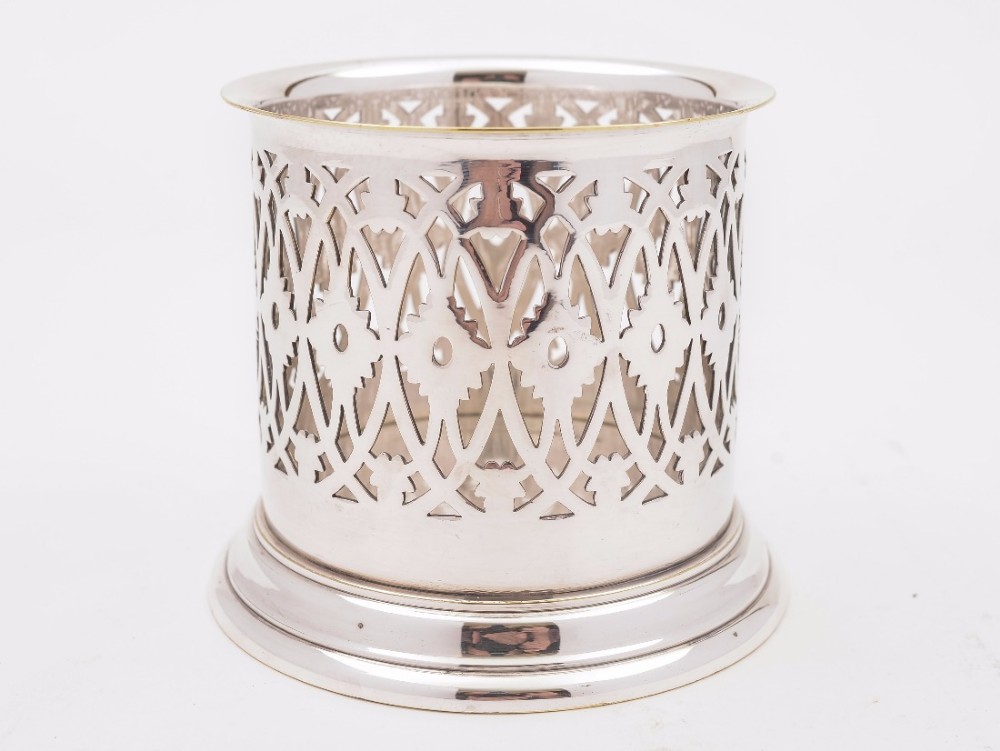 Christofle Silver Plated Bottle Coaster, Circa 1920