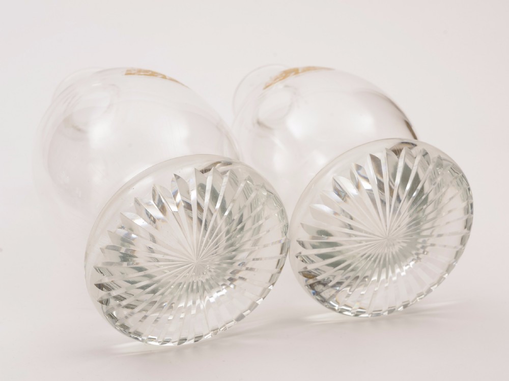 Pair of Edwardian Golfing Decanters, Circa 1905 View III