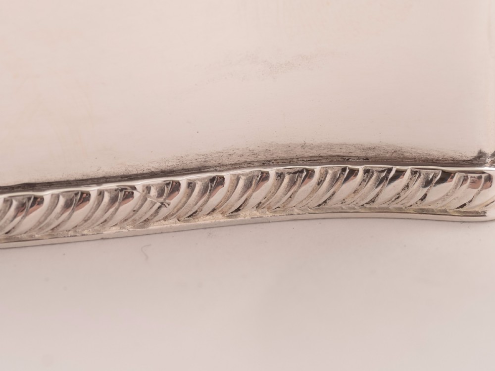 Silver Plated Serpentine Shaped Box, Circa 1920 View V