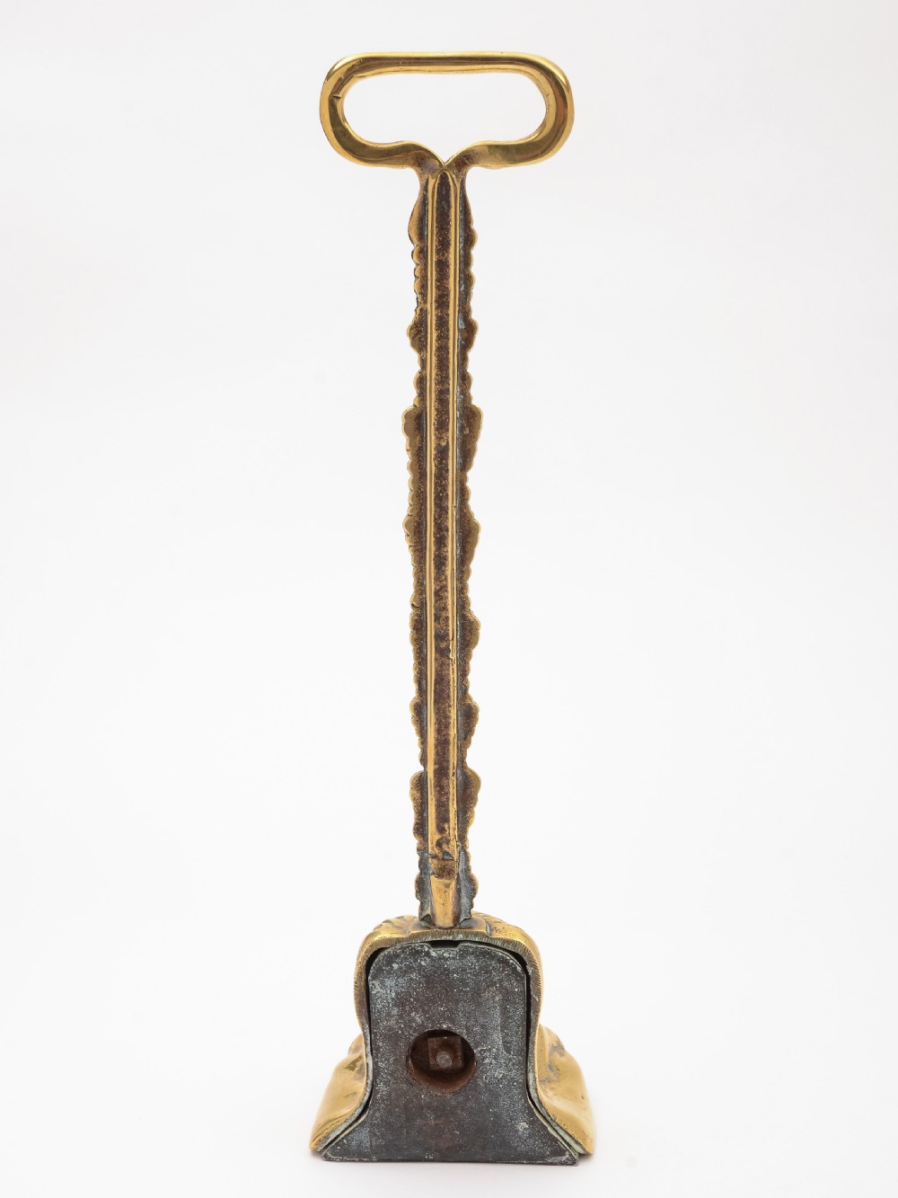Victorian Brass Lion's Paw Door Stop, Circa 1890 View II