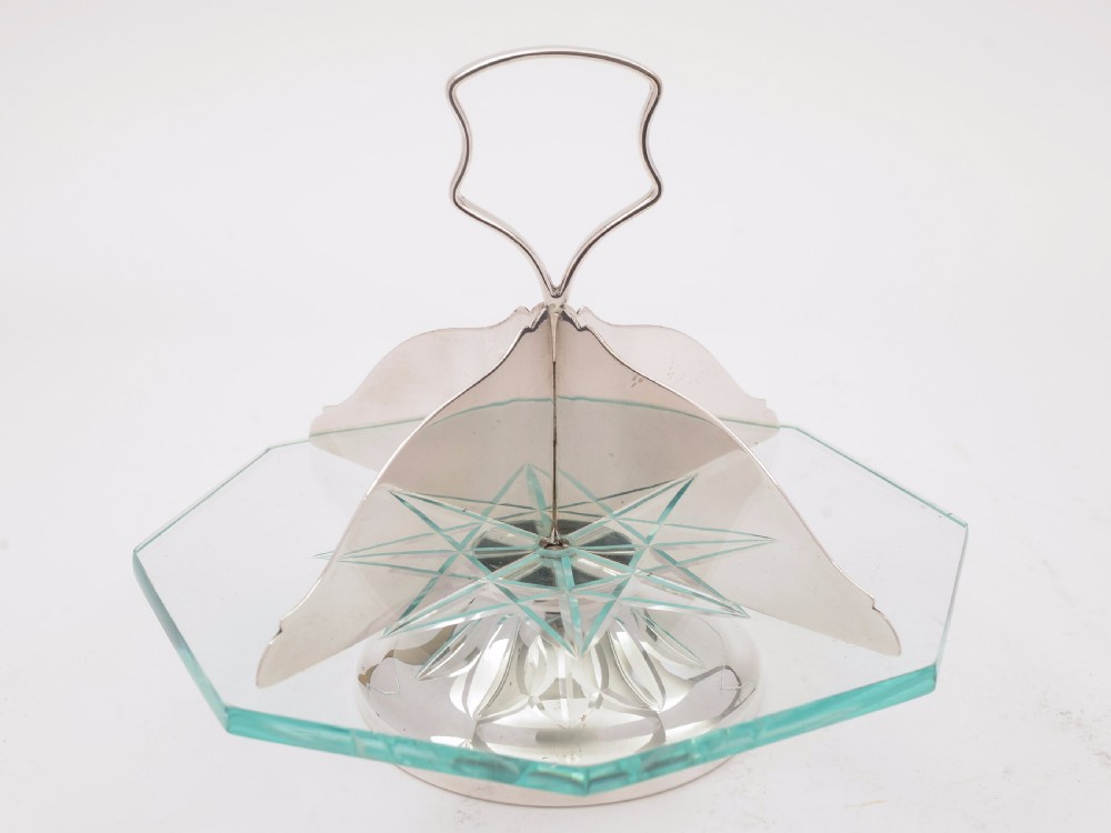 Art Deco Sandwich Dish, Circa 1930