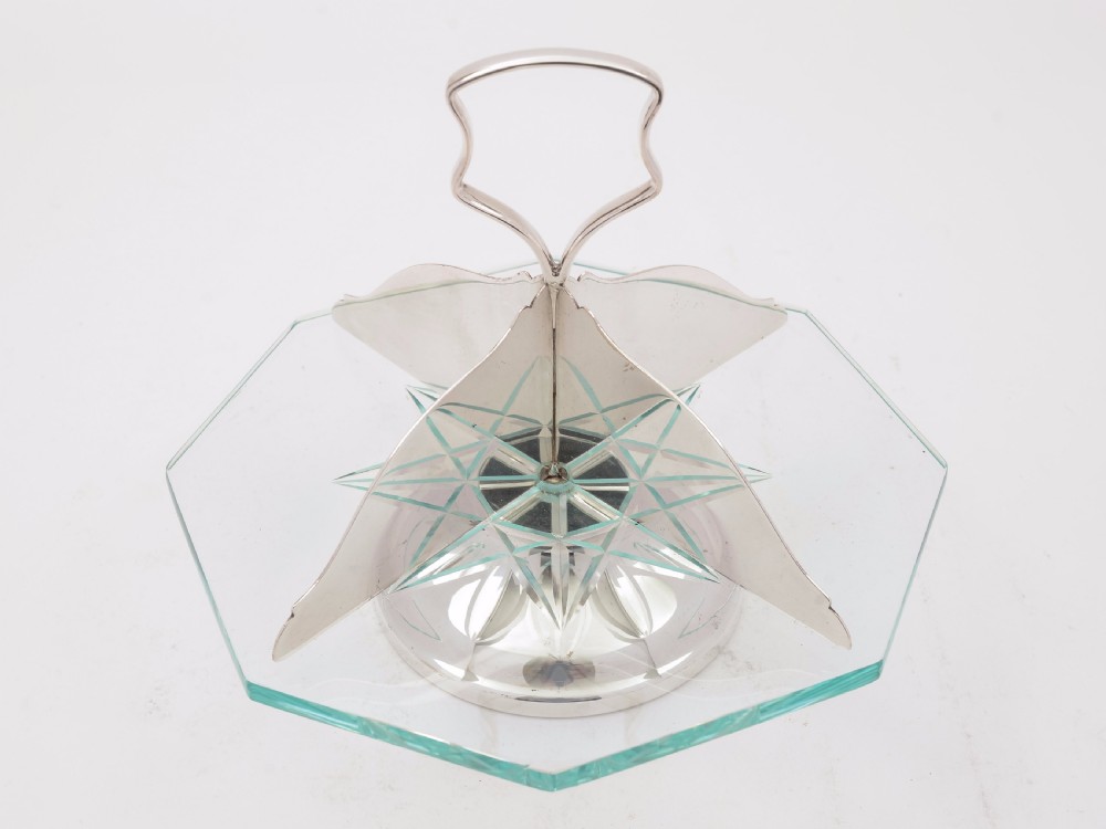 Art Deco Sandwich Dish, Circa 1930 View II