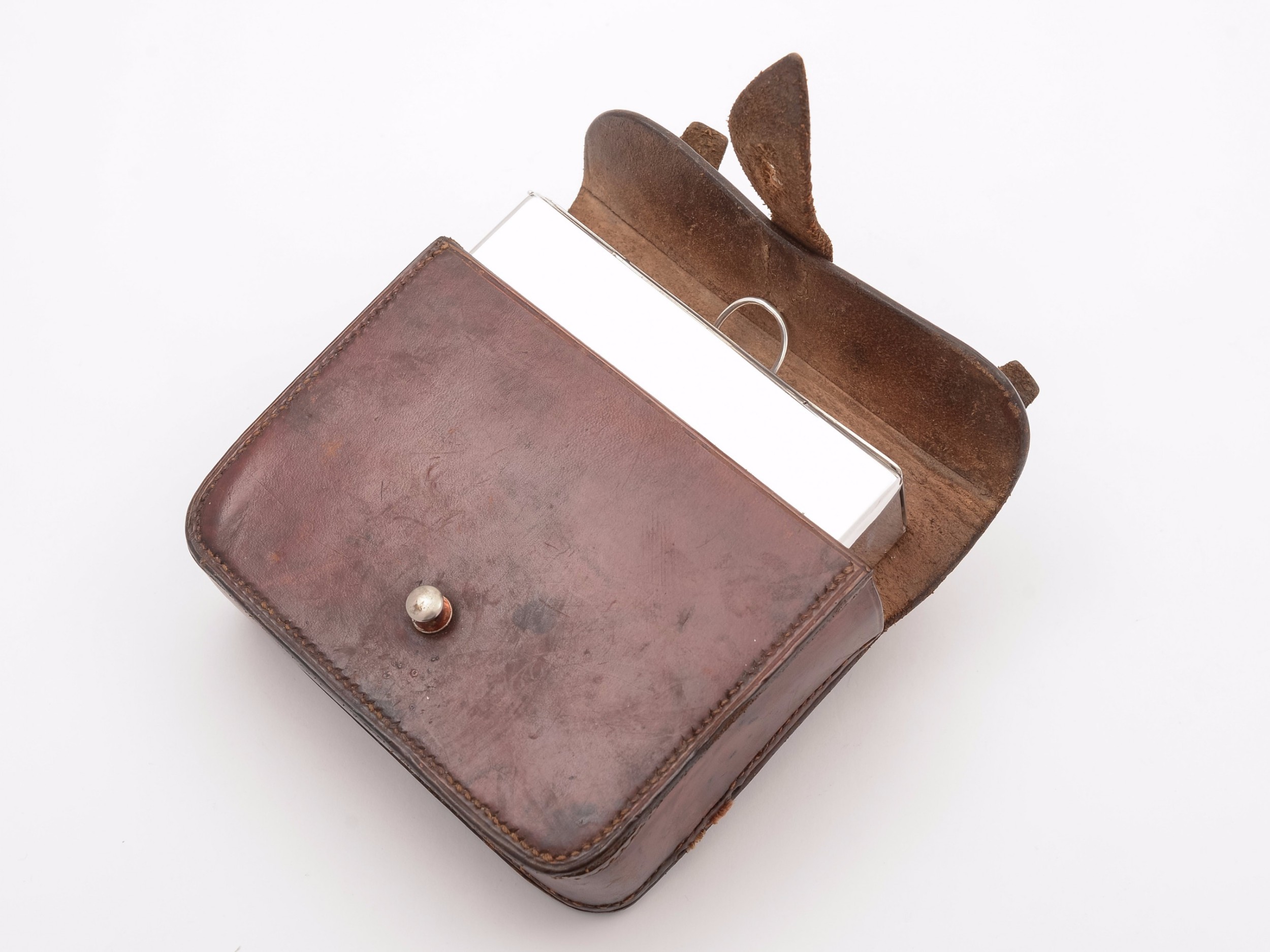 Edwardian Leather Cased Sandwich Box, Circa 1905