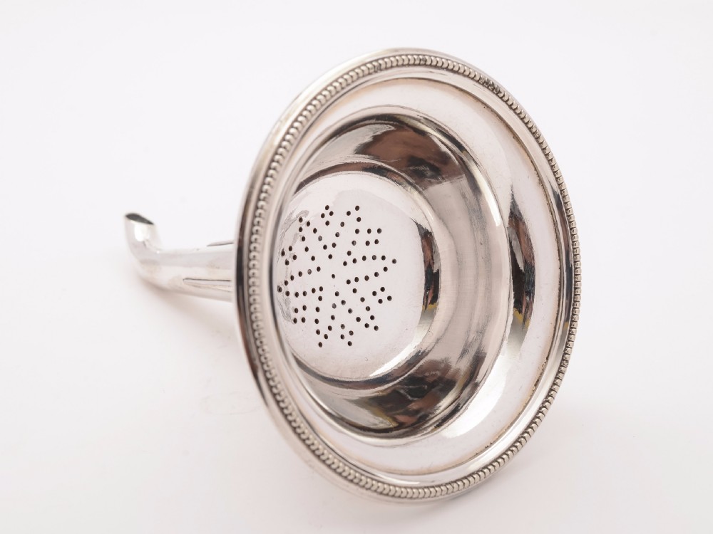 Victorian Silver Plated Wine Funnel, Circa 1890 View II