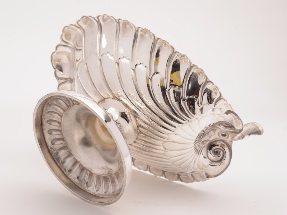 Edwardian Silver Plated Squirrel Nut Dish, Circa 1905 View IV