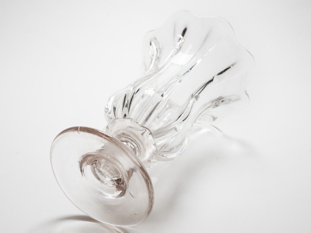Victorian Glass Celery Vase, Circa 1890 View II