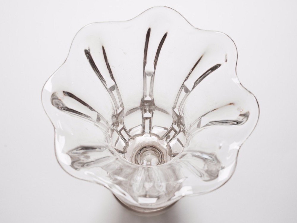 Victorian Glass Celery Vase, Circa 1890 View III