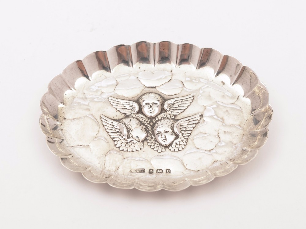 Edwardian Silver Pin Dish, Birmingham 1902