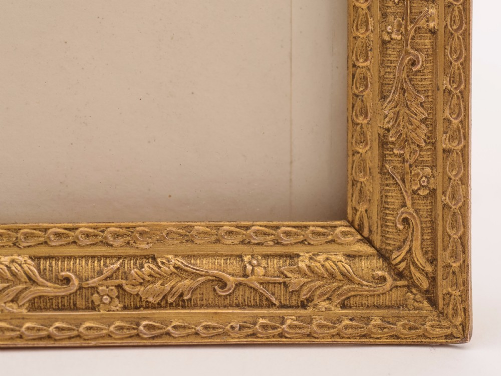 Edwardian Gilded Bronze Picture Frame, Circa 1905 View IV