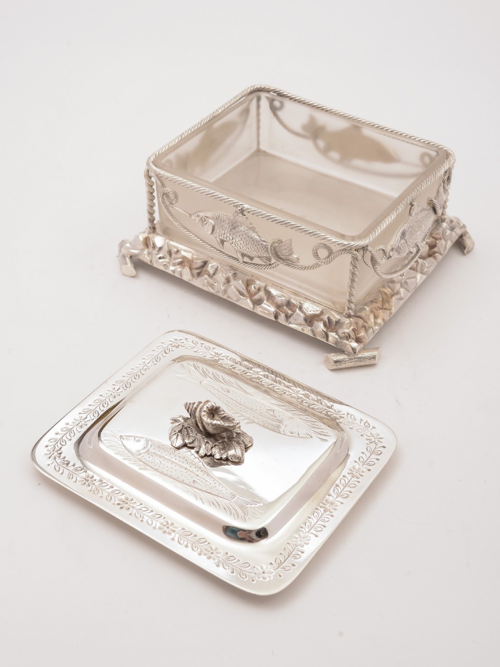 Victorian Novelty Silver Plated Butter Dish, Circa 1880 View III