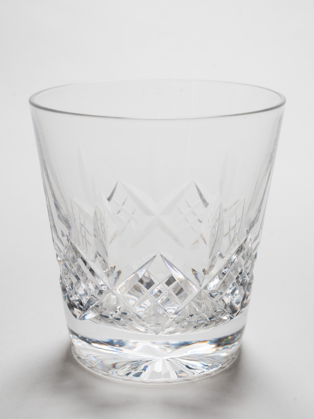 Set of 6 Cut Glass Whiskey Glasses, Circa 1920 View III