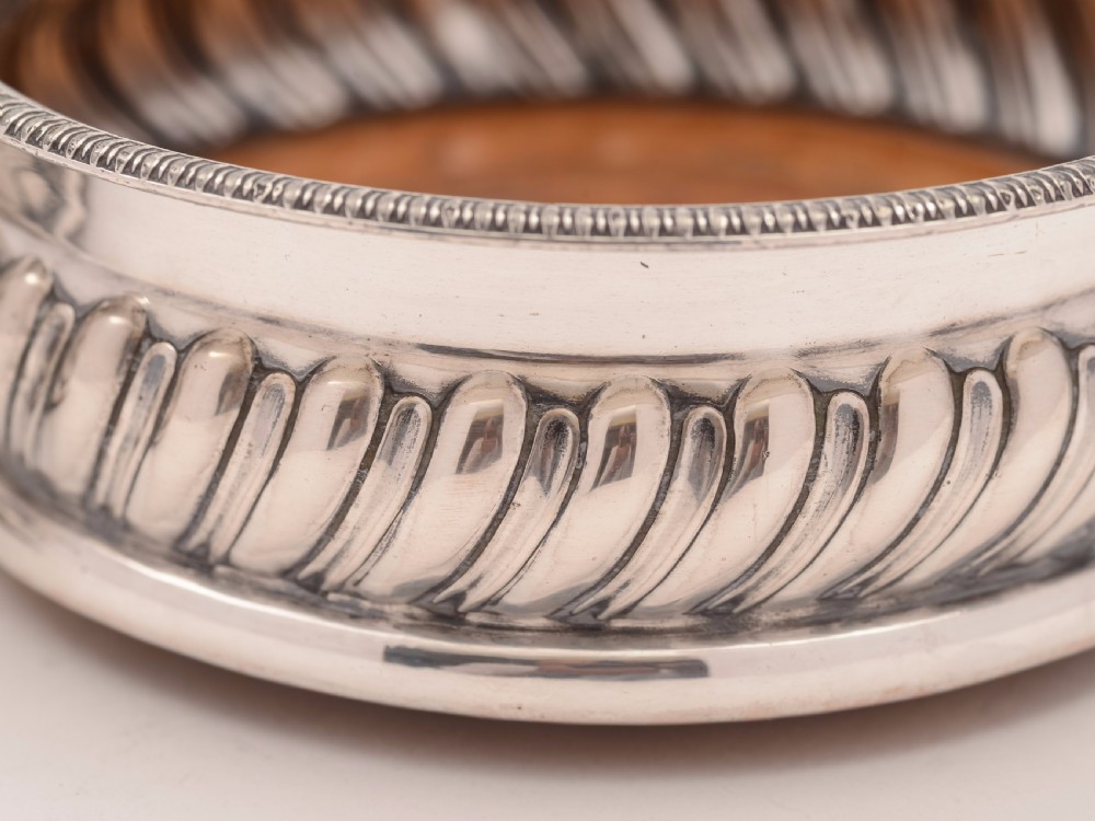 Pair of Sheffield Plated Coasters, Circa 1830 View II