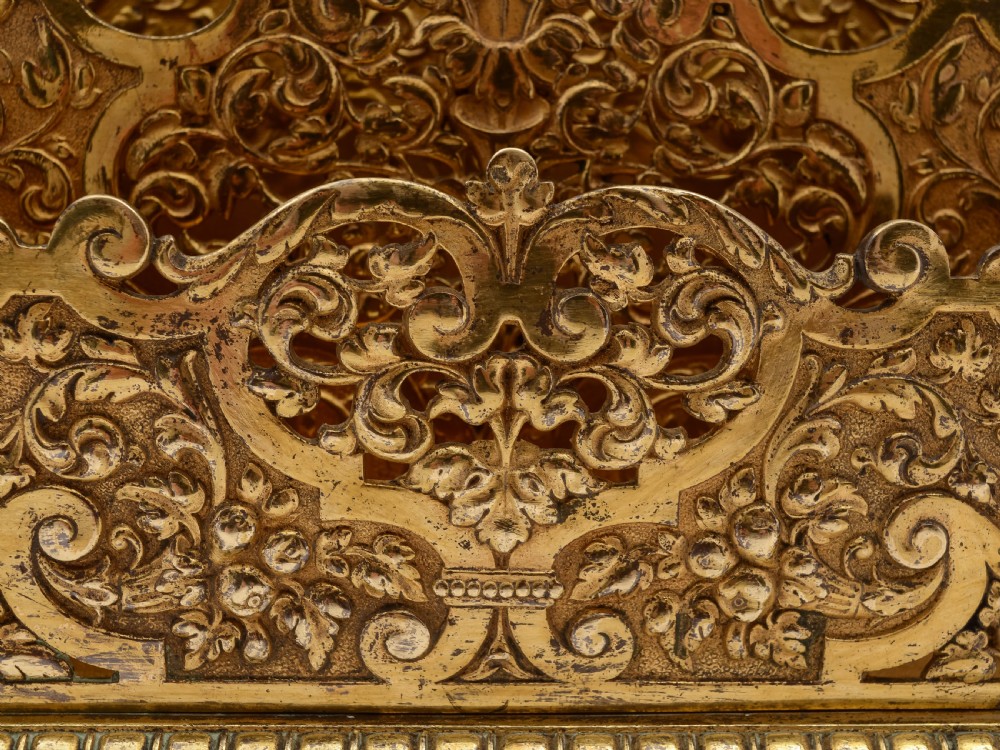 Victorian Brass Letter Rack, Circa 1890 View V