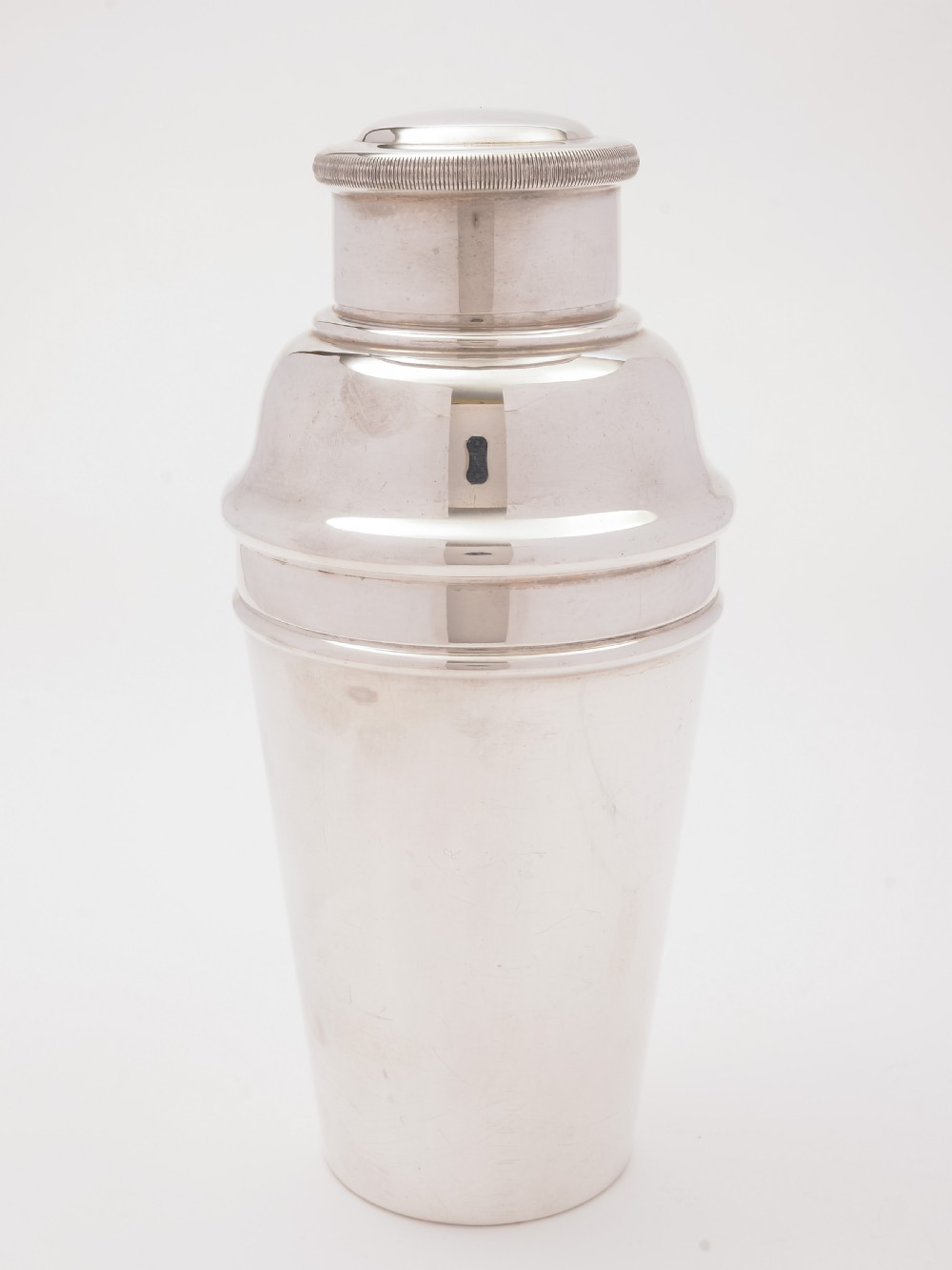 Large Art Deco Silver Plated Cocktail Shaker, Circa 1930
