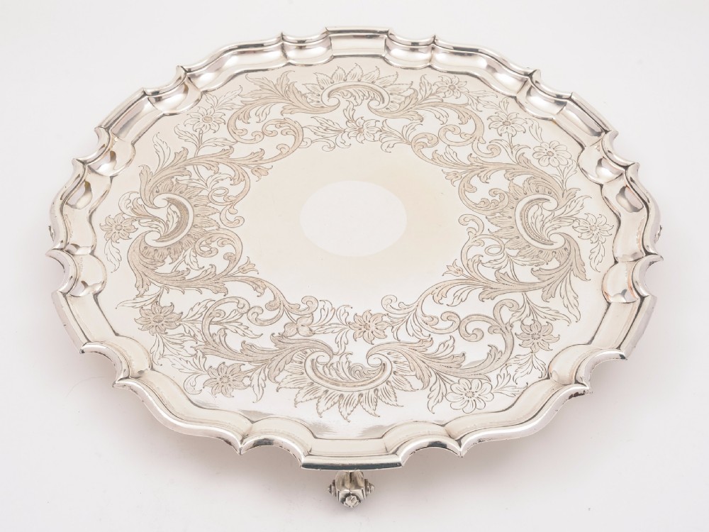 Large Sheffield Plated Salver, Circa 1840