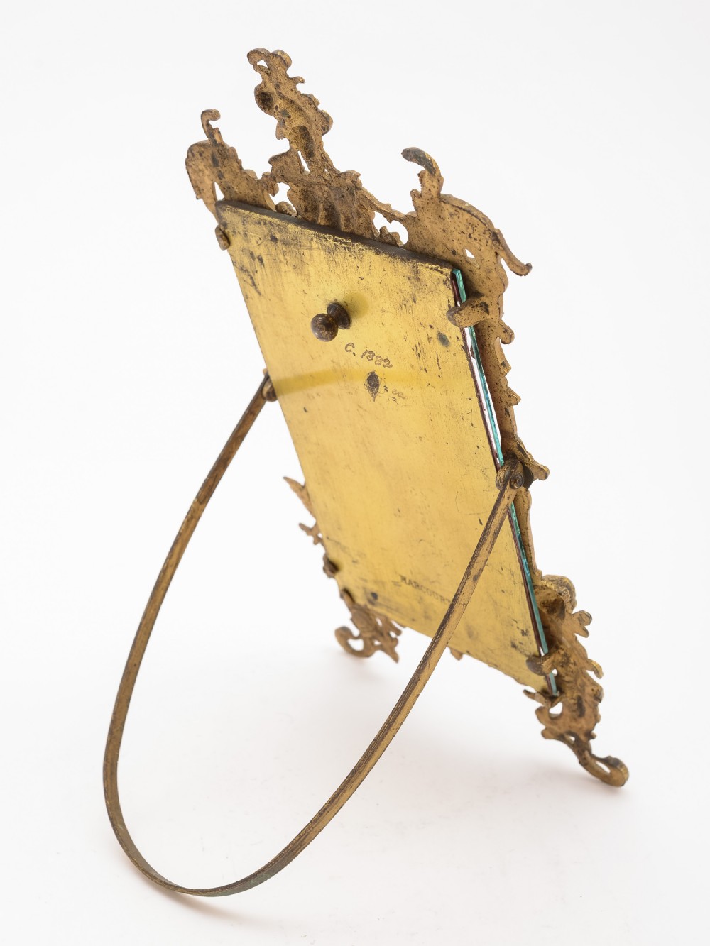 Victorian Gilt Brass Photo Frame, Circa 1890 View II