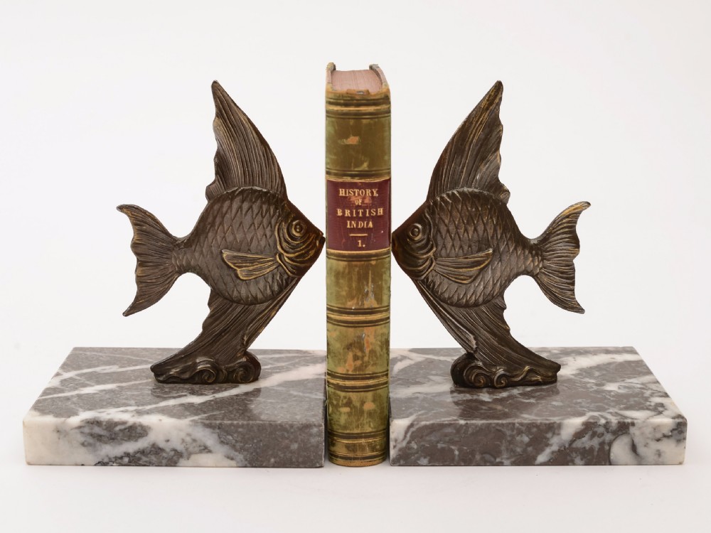 Pair of French Art Deco Bookends, Circa 1920