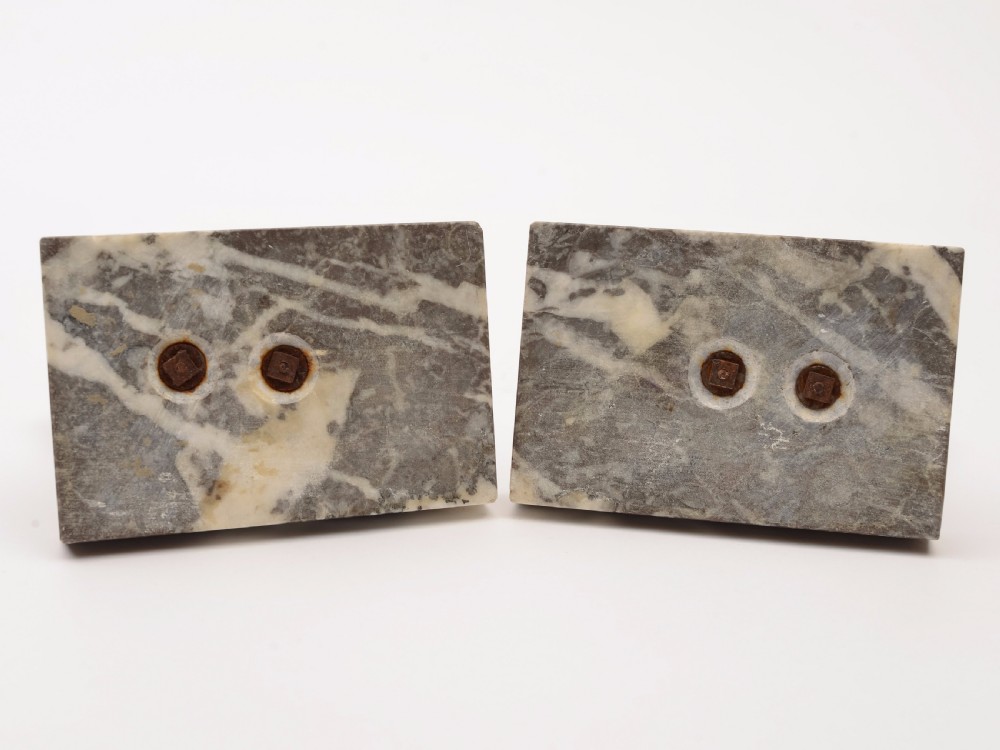 Pair of French Art Deco Bookends, Circa 1920 View IV