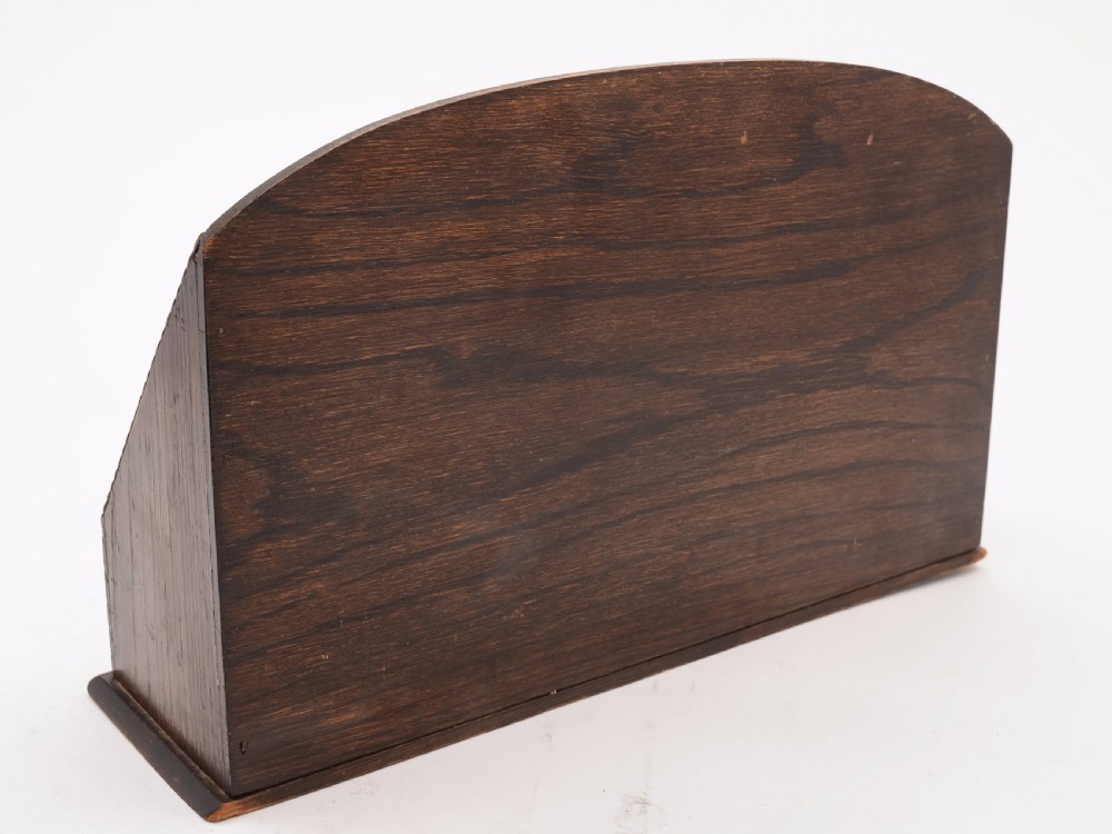 English Oak Document Rack, Circa 1920 View II