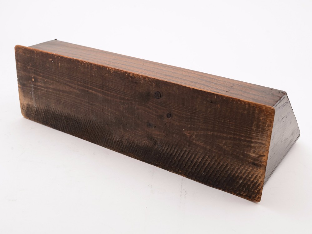 English Oak Document Rack, Circa 1920 View III