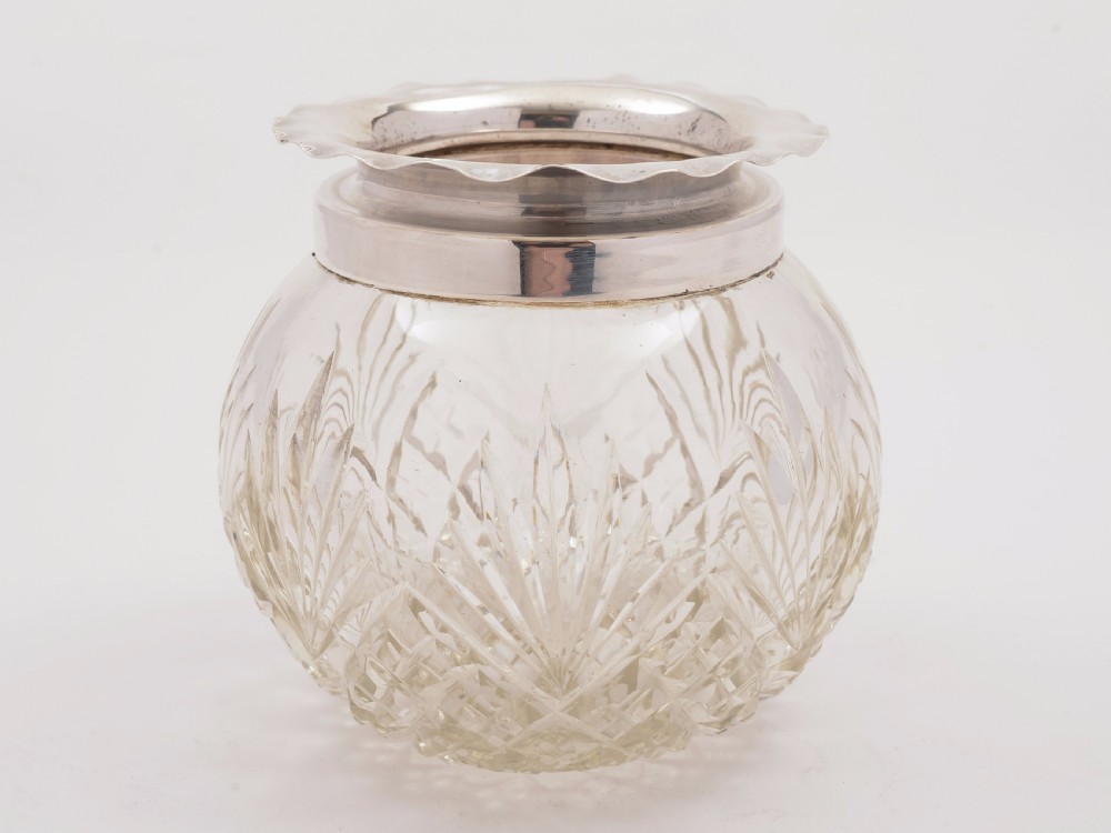 Edwardian Cut Glass Posey Vase, 1905